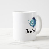 Standard Mug - Je m'en fish ジャンボコーヒーマグカップ (正面右)