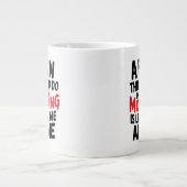 Standard Mug - Leave me Alone ジャンボコーヒーマグカップ (正面)
