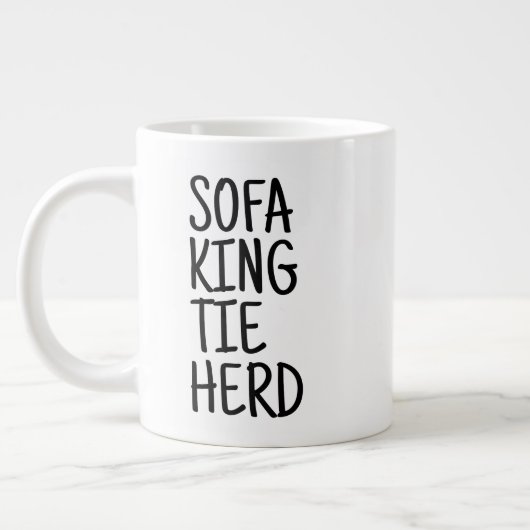 Standard Mug - Sofa King Tie Herd ジャンボコーヒーマグカップ (左)