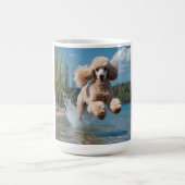 Standard Poodle Elegant Coffee Mug コーヒーマグカップ (中央)