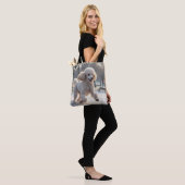 Standard Poodle Elegant Shoulder Tote Bag トートバッグ (モデル)