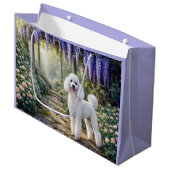 Standard Poodle Garden  ラージペーパーバッグ (正面アングル)