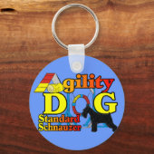 Standard_Schnauzer_Agility キーホルダー (正面)
