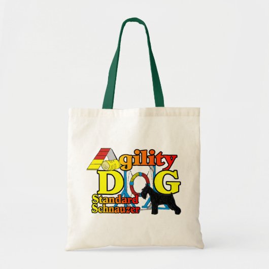 Standard_Schnauzer_Agility トートバッグ (正面)