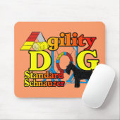 Standard_Schnauzer_Agility マウスパッド (マウス)