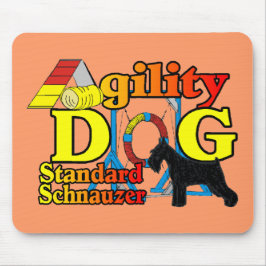 Standard_Schnauzer_Agility マウスパッド