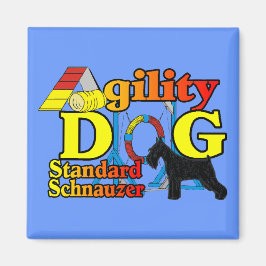 Standard_Schnauzer_Agility マグネット