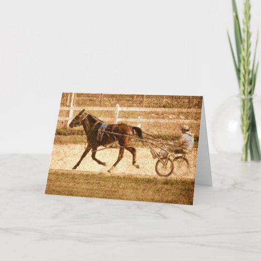 Standardbredの競走馬 カード (正面)