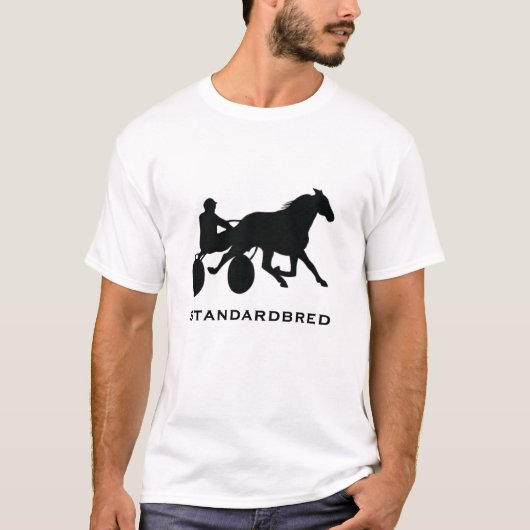standardbred速歩馬 tシャツ (正面)