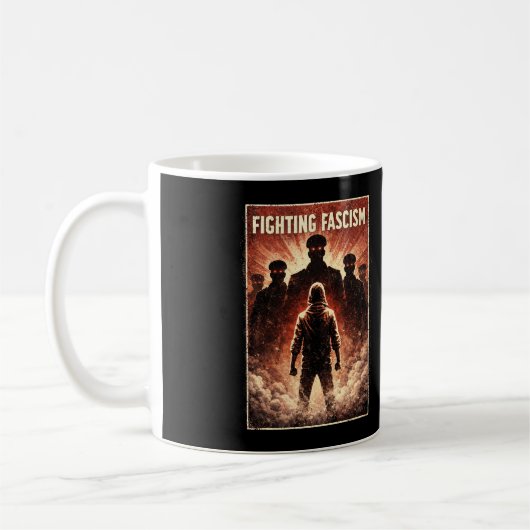 Standing Against the Dark コーヒーマグカップ (左)