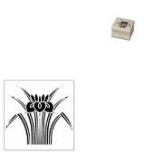 Standing iris / 立ち杜若 ラバースタンプ (押印)