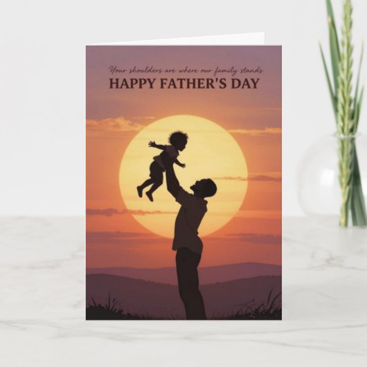 Standing on Greatness Father's Day Card シーズンカード (正面)