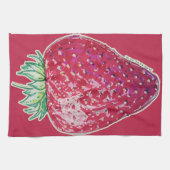 Standing Strawberry キッチンタオル (横)