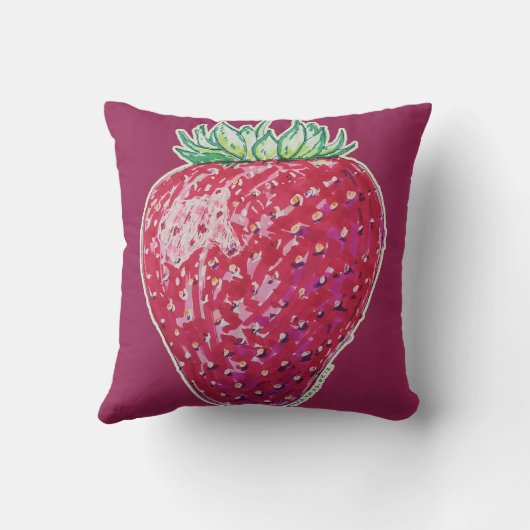 Standing Strawberry クッション (裏面)