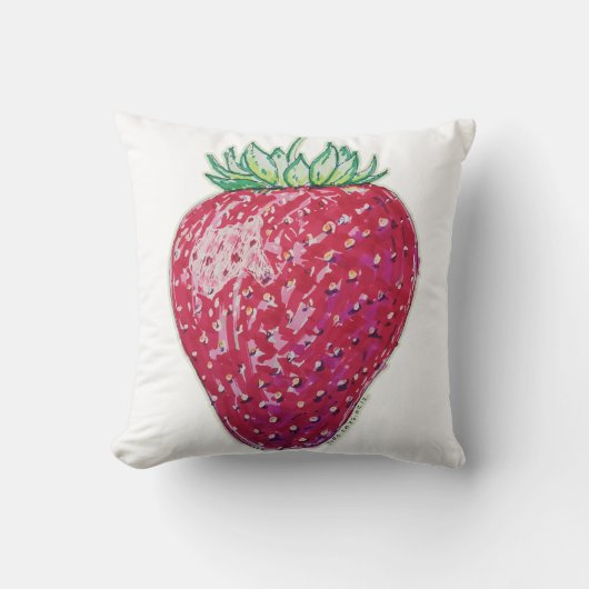 Standing Strawberry クッション (正面)