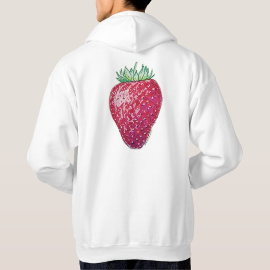 Standing Strawberry パーカ (裏面)