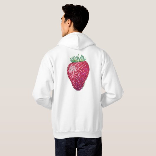 Standing Strawberry パーカ (裏面フル)