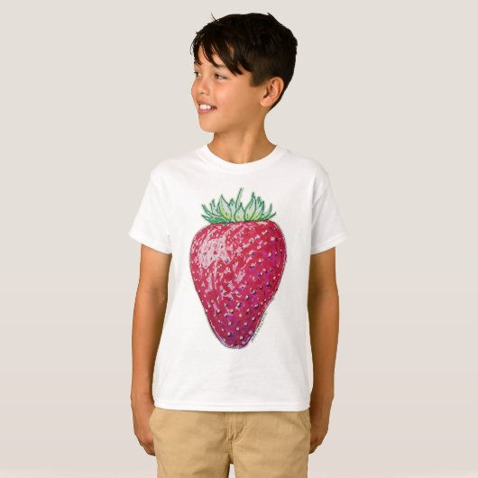 Standing Strawberry Tシャツ (正面フル)