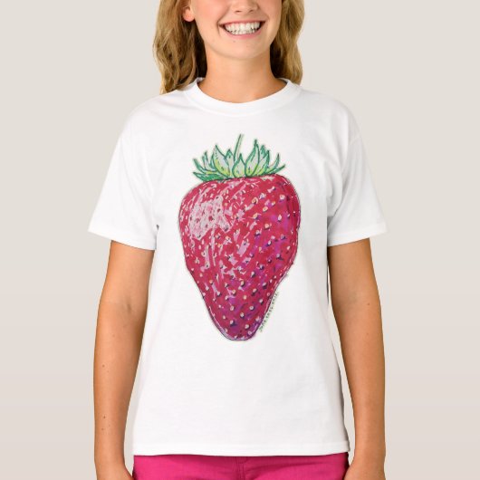 Standing Strawberry Tシャツ (正面)