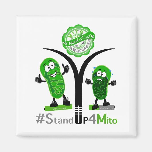 #StandUp4Mito マグネット (正面)