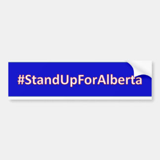 #StandUpForAlberta バンパーステッカー