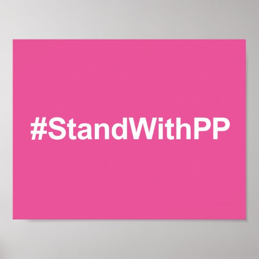 #StandWithPP標識 ポスター (正面)
