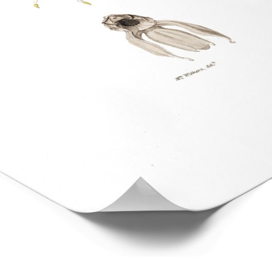 Stanhopea martiana by Augusta Innes Withers. ポスター (角)