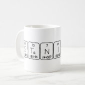 Stanislav定期テーブル名mag コーヒーマグカップ (正面左)