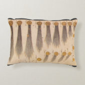 Stanislaw Lubienieckiによる彗星，ヴィンテージ天文学 アクセントクッション (裏面)