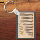 Stanislaw Lubienieckiによる彗星,ヴィンテージ天文学 キーホルダー (正面)