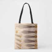 Stanislaw Lubienieckiによる彗星,ヴィンテージ天文学 トートバッグ (正面)