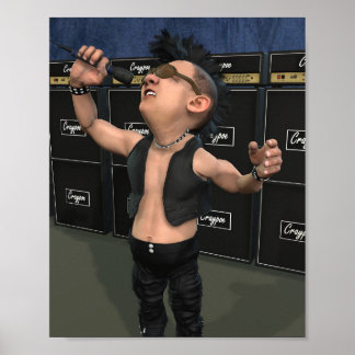 Stanley "Crash" Cash from the Punksters. ポスター