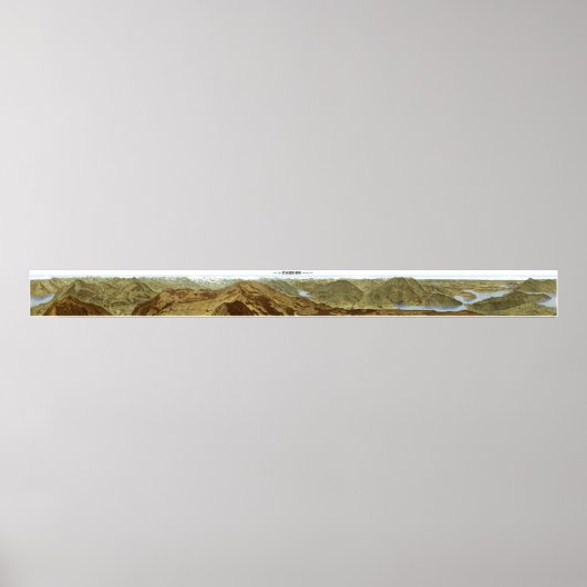 STANSERHORNスイスアルプス360°ポスター ポスター (正面)