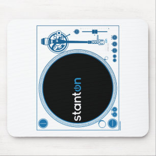 Stanton STR8-150のターンテーブルDJのデッキ音楽 マウスパッド