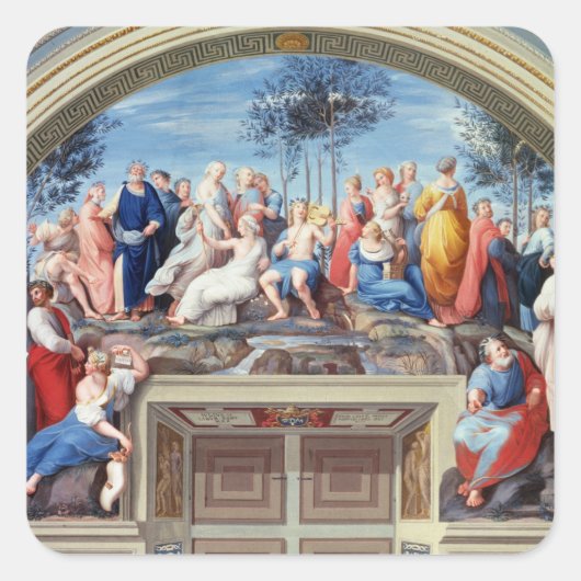 Stanza della SのParnassusとDisperta スクエアシール (正面)