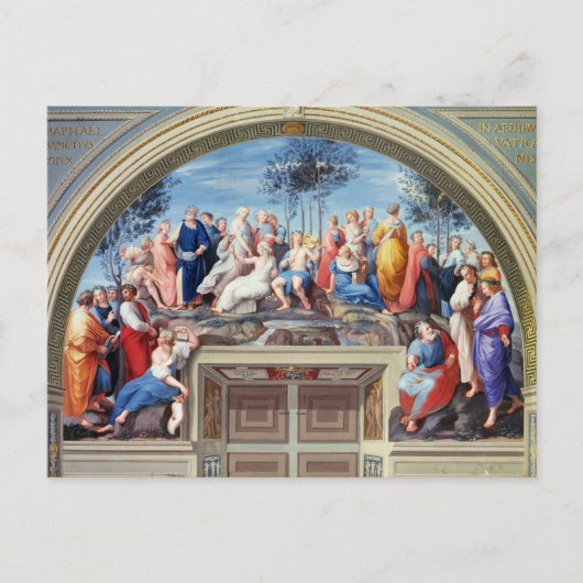 Stanza della SのParnassusとDisperta ポストカード (正面)