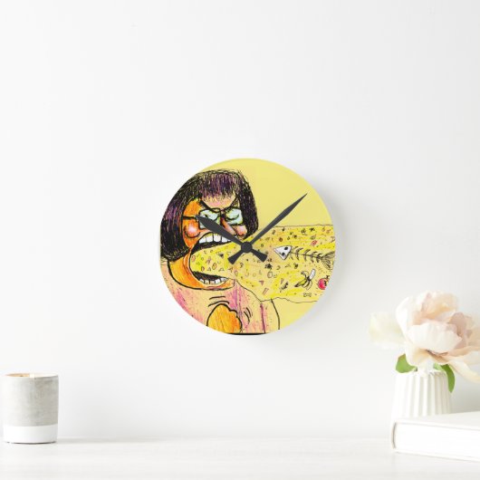 Staphney's Special Spew ラウンド壁時計 (ホーム)