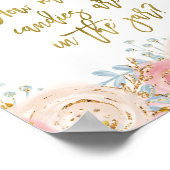 Starびんの中のキャンディーの数サイン ポスター (角)