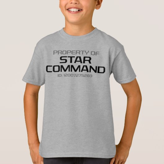 Starコマンドのプロパティ Tシャツ (正面)