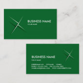 STAR1名刺の緑 名刺 (正面/裏面)