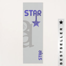 STAR ヨガマット フィットネス 抽象的トレンド ラベンダー ヴァイオレット