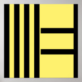 Star abstract expressionism painting art  ポスター (正面)