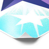 Star and bubble magic art print フォトプリント            (角)