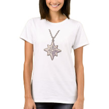 Star Charm Tシャツ | 上品な天体ジュエリー