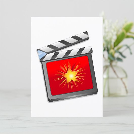 Star Clapper Board 招待状