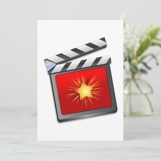 Star Clapper Board 招待状 (スタンド正面)