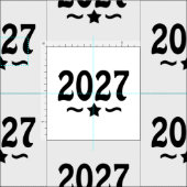 Star Class of 2027 Graduation ファブリック (タイル)