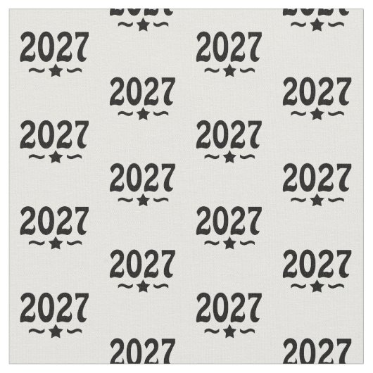 Star Class of 2027 Graduation ファブリック (クローズアップ)