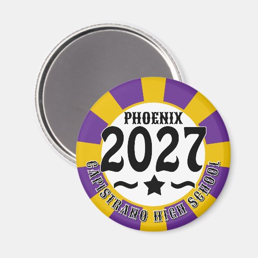 Star Class of 2027 Graduation マグネット (正面/裏面)