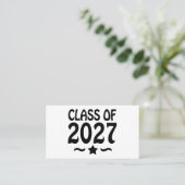 Star Class of 2027 Graduation 名刺 (スタンド正面)